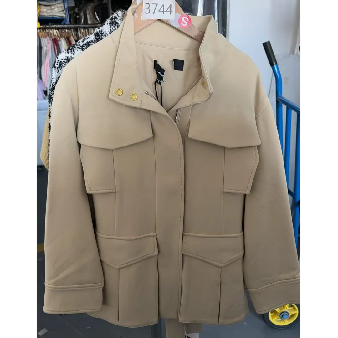 1071卡其色 秋冬常规款百搭秋季毛针织女装