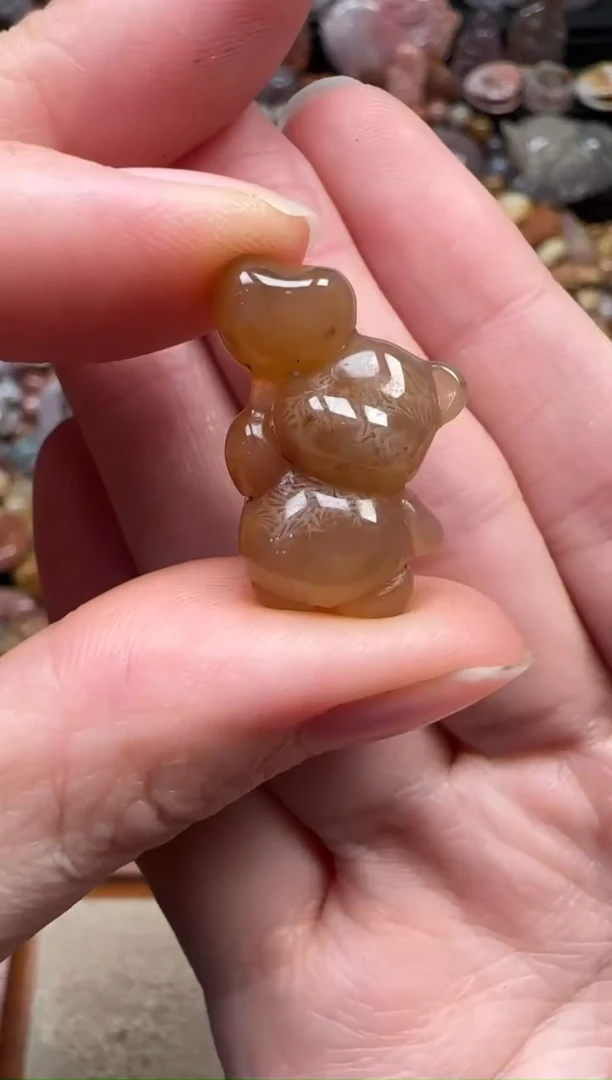 颈饰未镶嵌硅化珊瑚（珊瑚玉）710