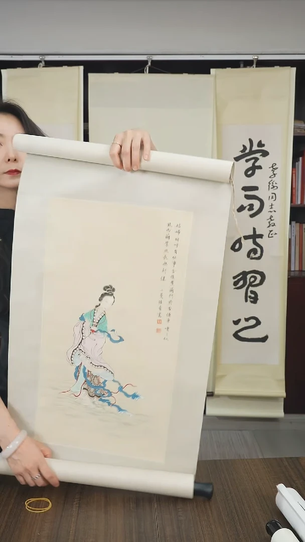 书法听*陆老师人物图作品