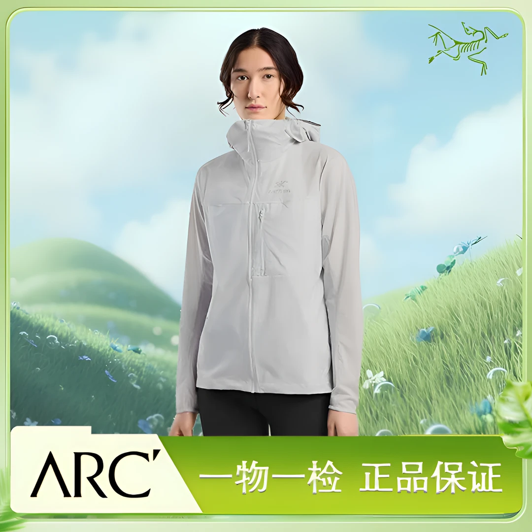 【168大促】始祖鸟Squamish Hoody25年新款女士风壳防风防雨防晒服