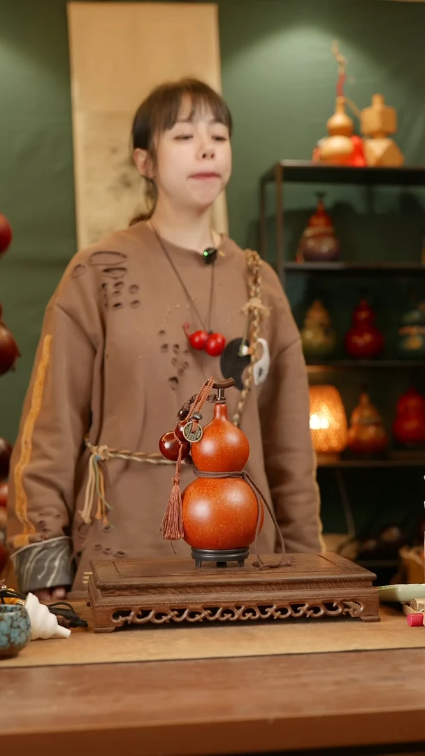 113号精品天然大漆酒葫芦一物一拍~