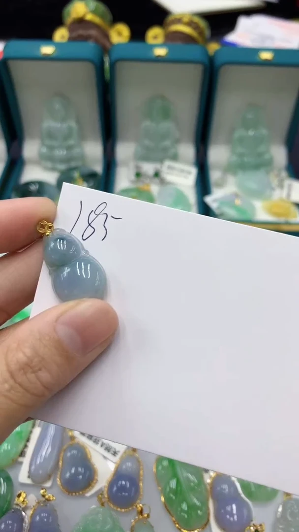 【闪购商品】翡翠颈饰18K金镶嵌1111111111