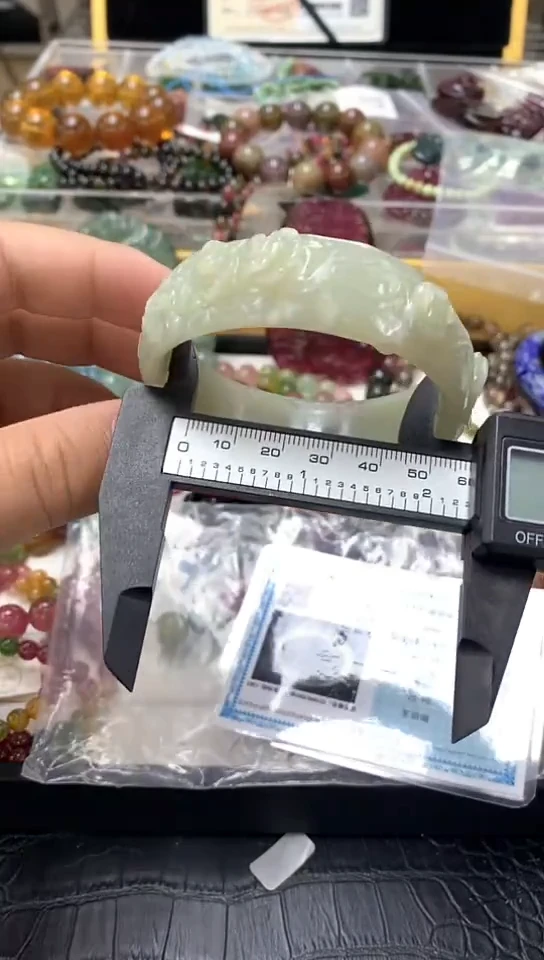 未镶嵌手镯和田玉（糖玉）手链53