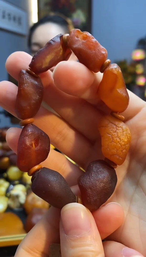 手链琥珀未镶嵌手串