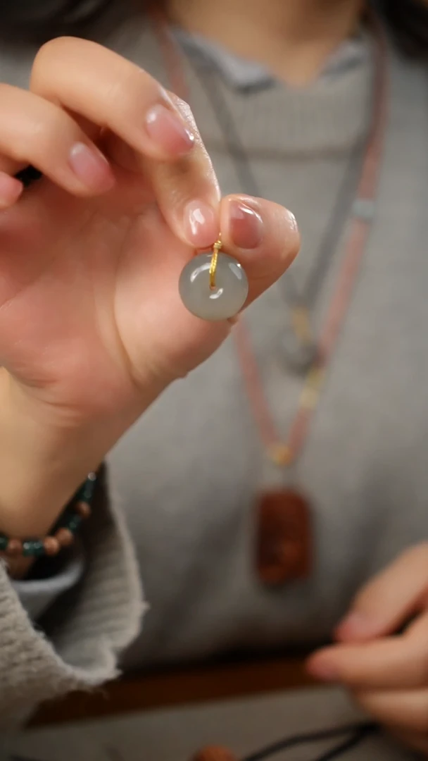 【闪购商品】和田玉吊坠(不含链)未镶嵌和田玉平安扣吊坠