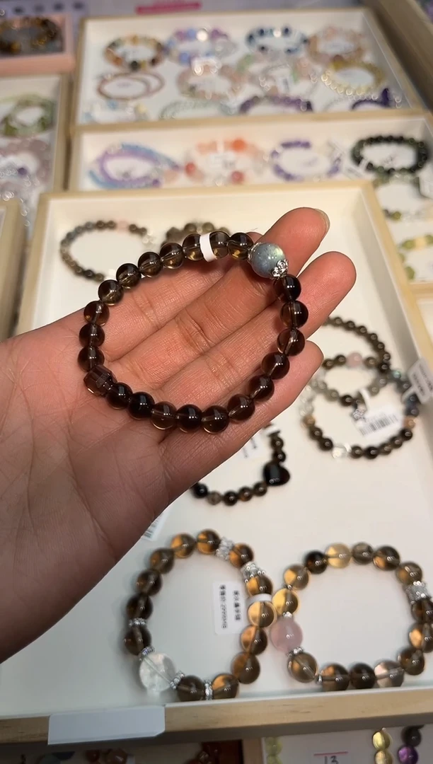 【闪购商品】水晶手链未镶嵌茶晶