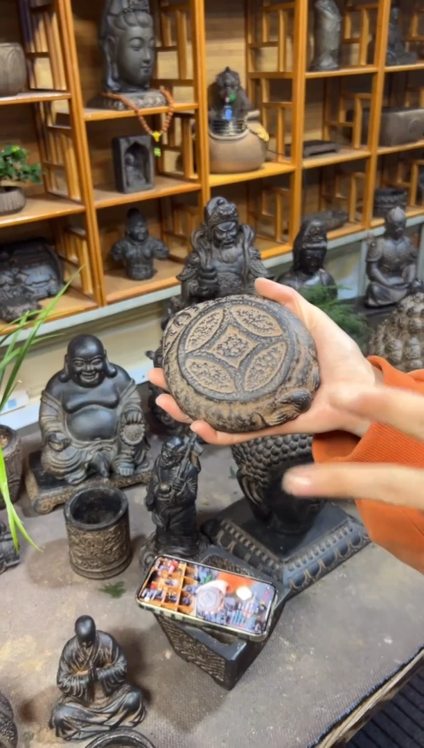 陶土【火山泥】金蟾小底座