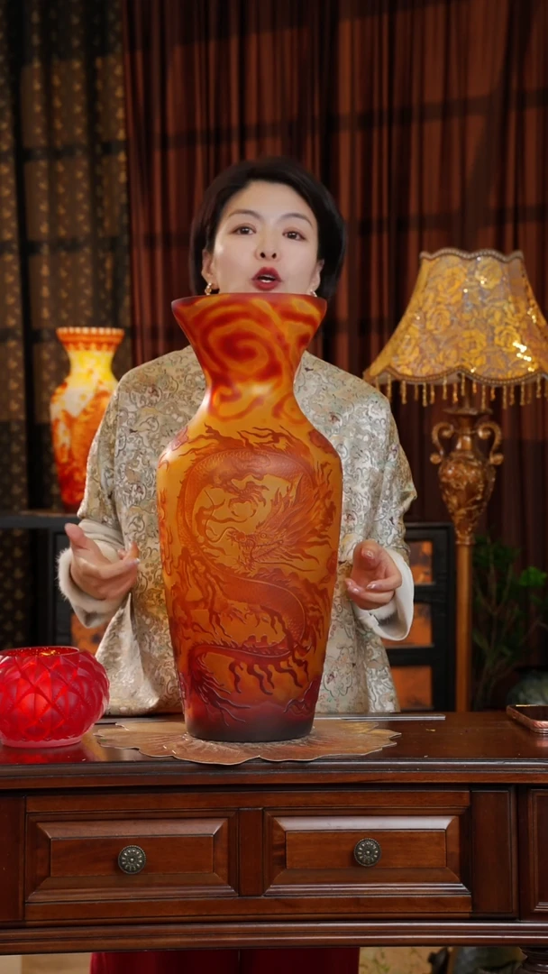 琉璃葛蕾--双龙戏珠