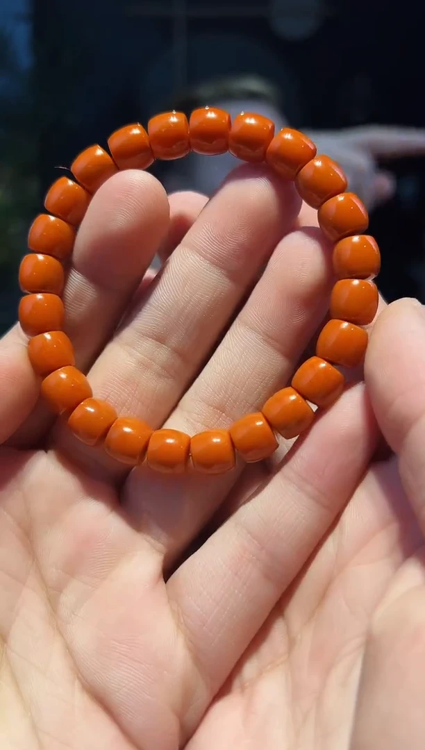 【闪购商品】南红玛瑙手串未镶嵌9+(柿1000）