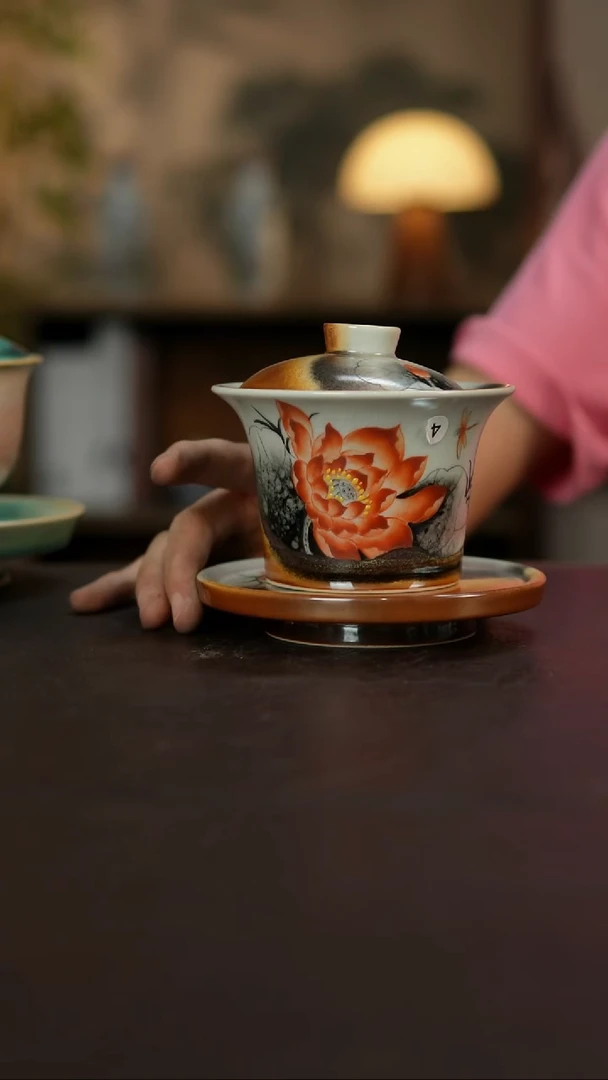 杯景德镇陶瓷杯碗柴烧多人瑕疵