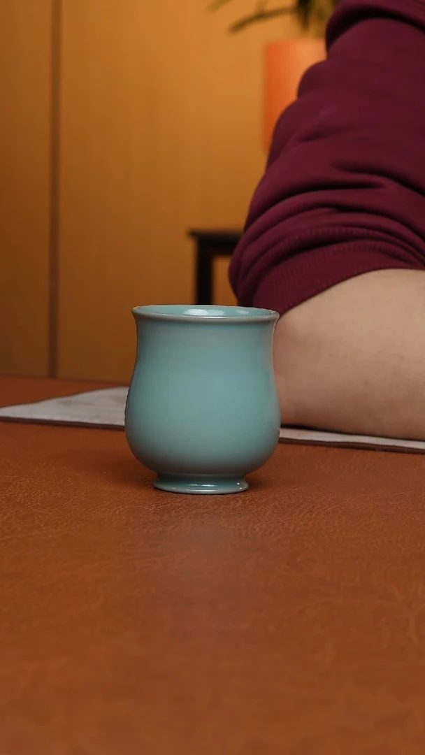 【闪购商品】杯原产地原矿釉仿古玉兰杯