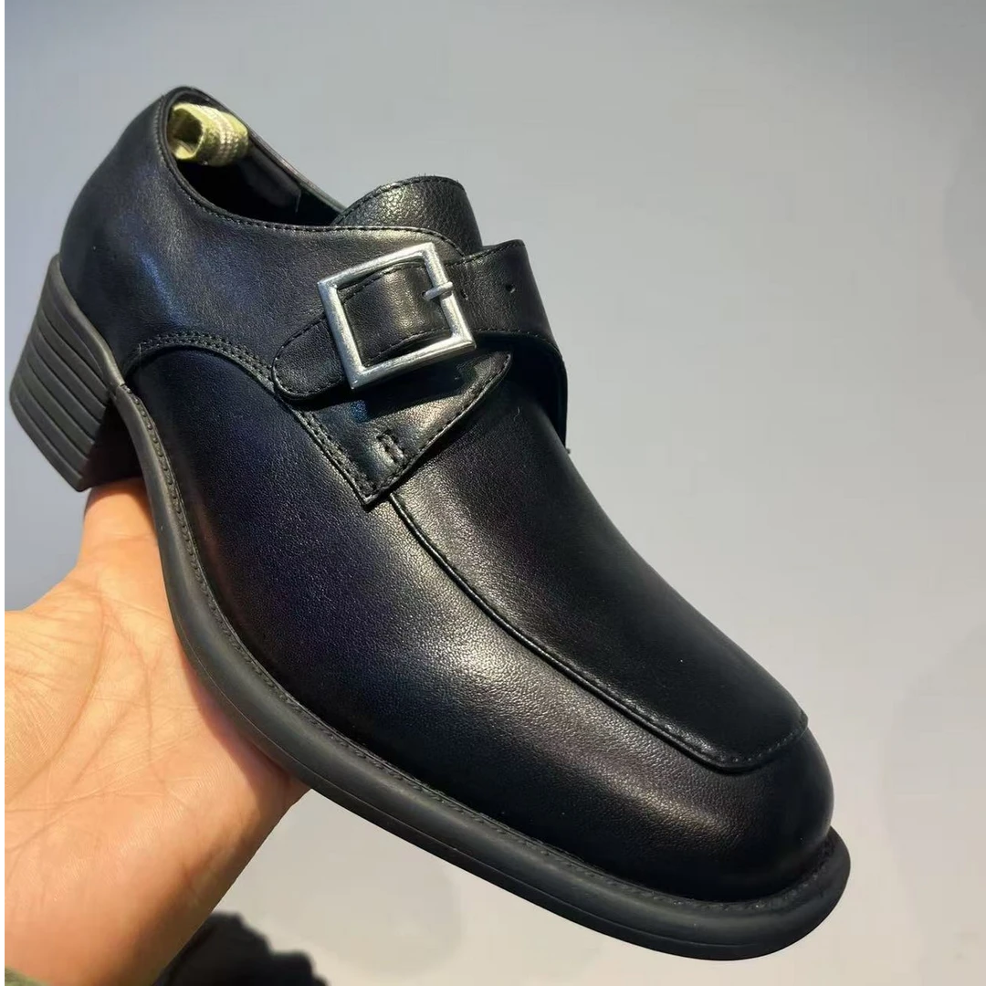 新款 全真皮 舒适柔软 真皮搭扣 百搭女鞋