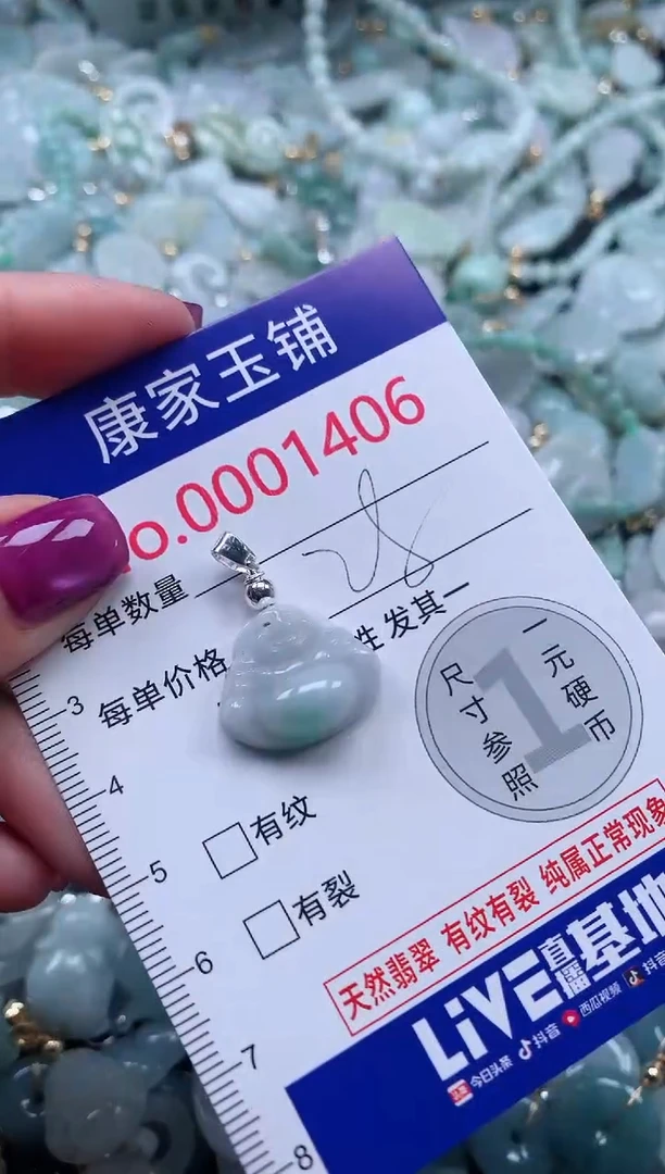 颈饰未镶嵌翡翠1406