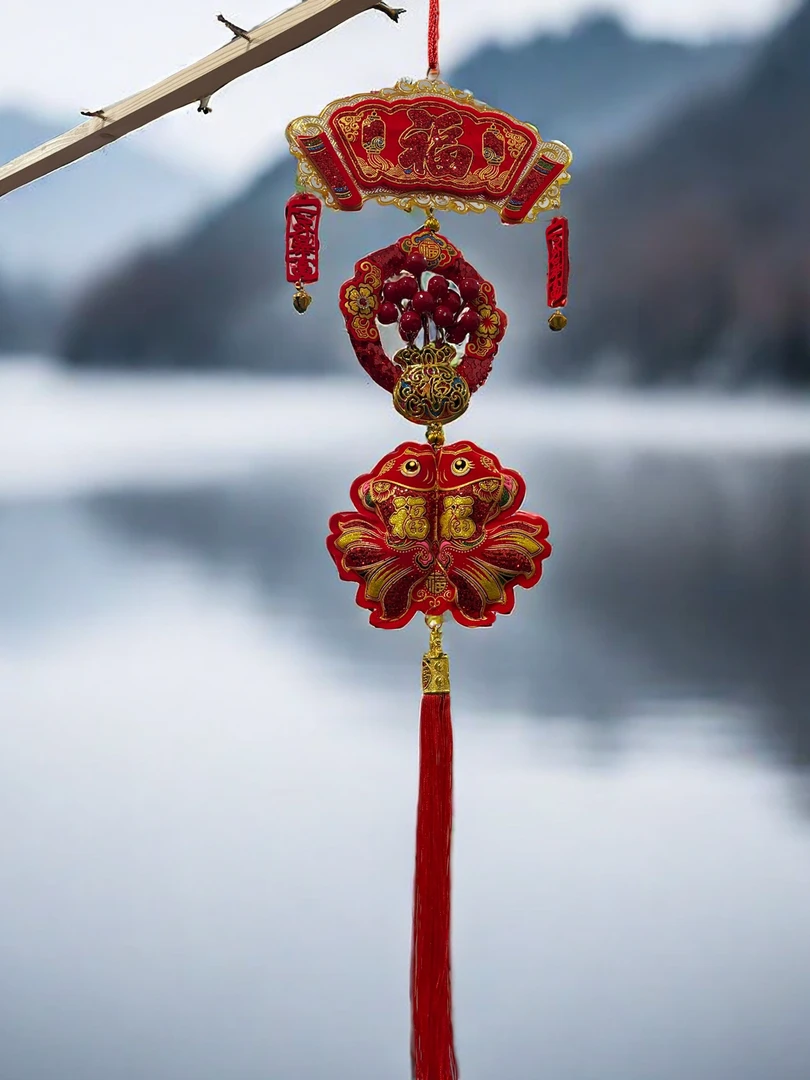 新年装饰双鱼挂饰
