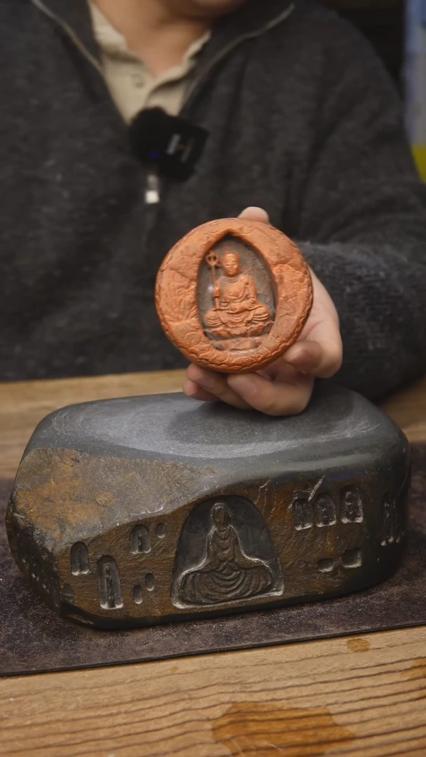 甘石陶艺麻线鼓款395