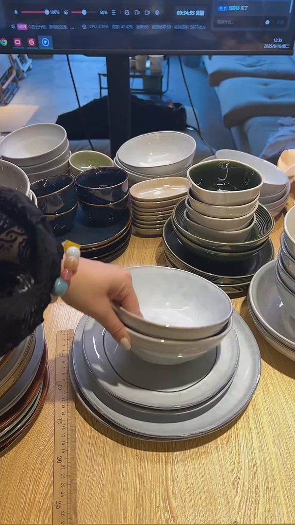 瓷27高温釉下彩陶瓷餐具