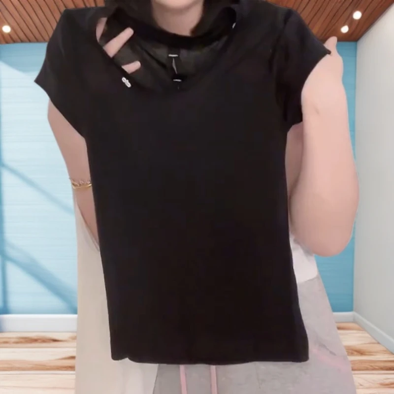 夏季新款印花短袖T恤潮流休闲上衣C5486