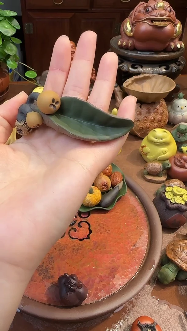紫砂茶宠紫砂小枇杷