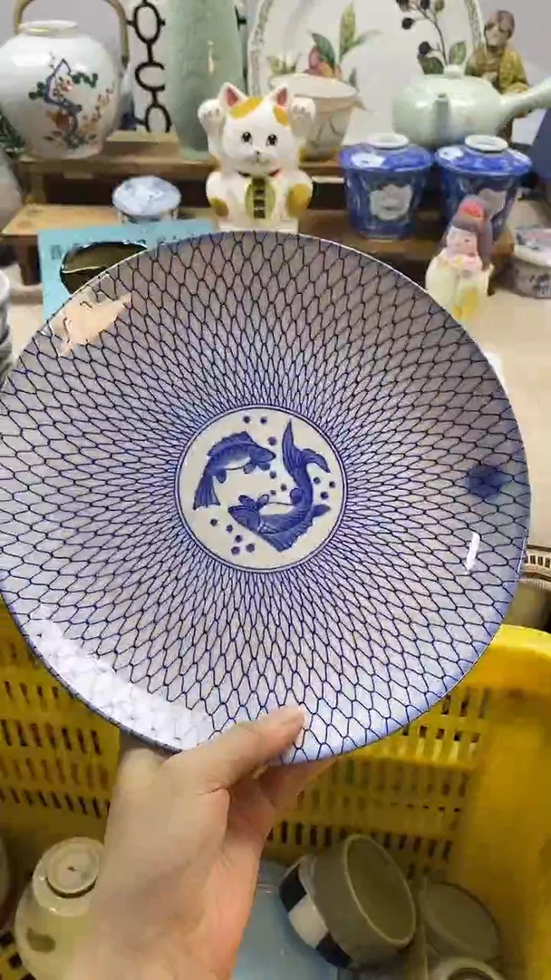 瓷片好**张中古回流瓷器，新号开播，全场放漏。