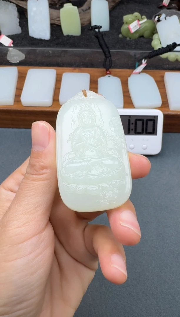 颈饰未镶嵌和田玉2