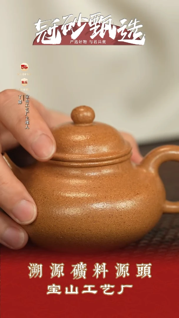 宝山工艺厂紫砂壶1-5