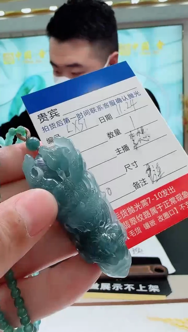 未镶嵌定制翡翠LX51翡翠吊坠赠珠链-多样性发其一