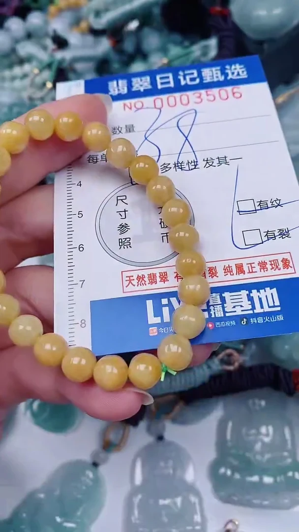 翡翠未镶嵌颈饰00003506