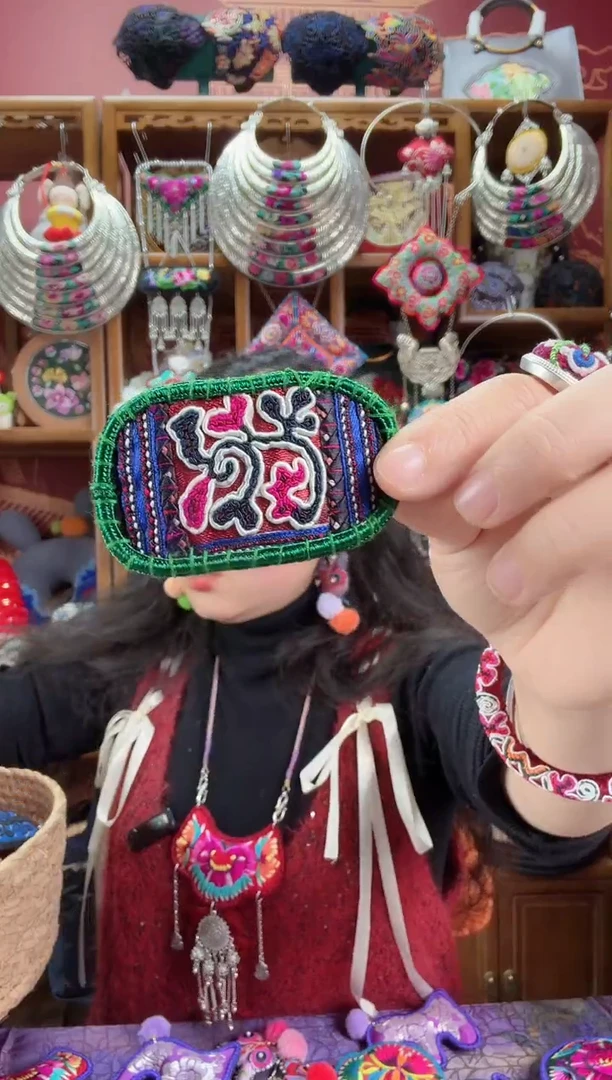 刺绣发夹76甜甜家