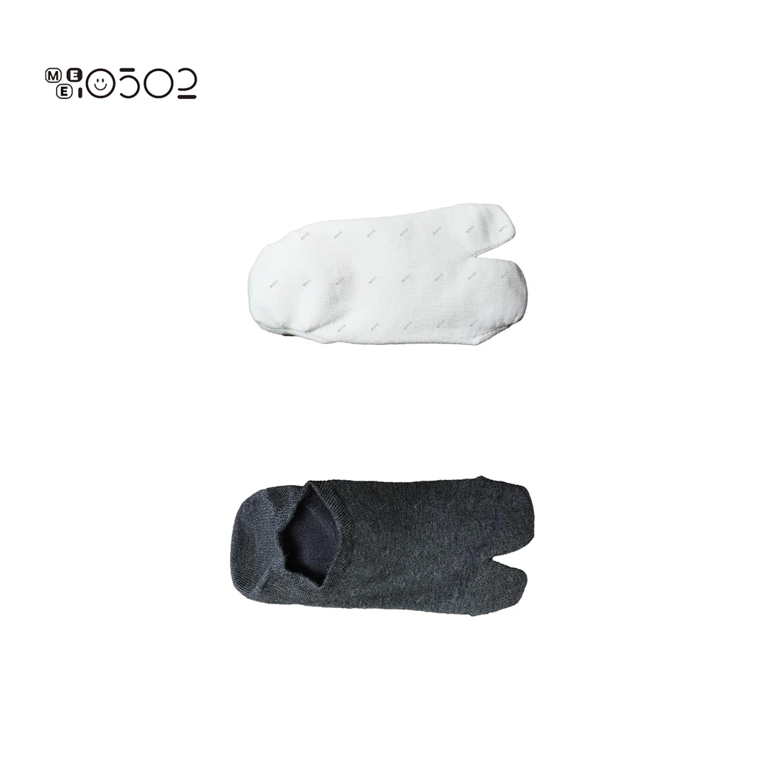 MEI0502 100棉纯色分趾袜（4双装）   MEI1025CW75