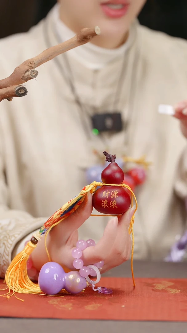 【闪购商品】96大漆葫芦手捻车挂脖挂摆件