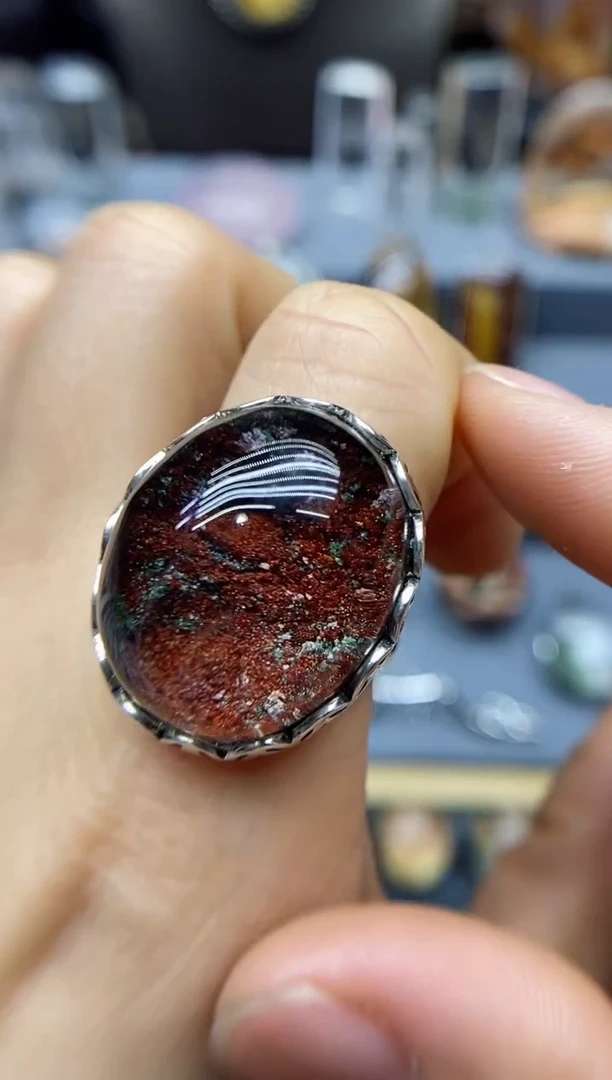【闪购商品】水晶戒指银S925镶嵌水晶水晶