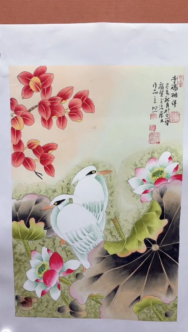 国画师立照老师国画作品