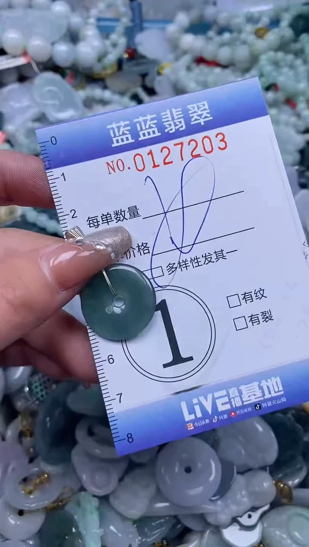 【闪购商品】翡翠颈饰未镶嵌闪购0127203多样性发其一