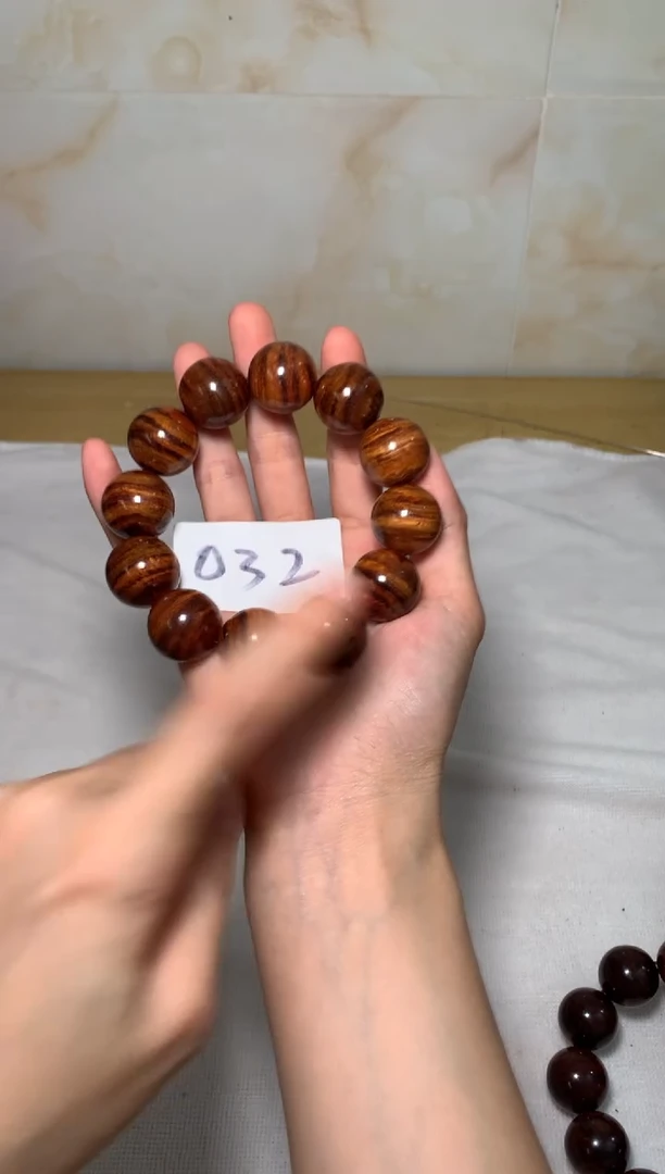 黄花梨/降香黄檀手串2.0海南黄花梨一物一拍032
