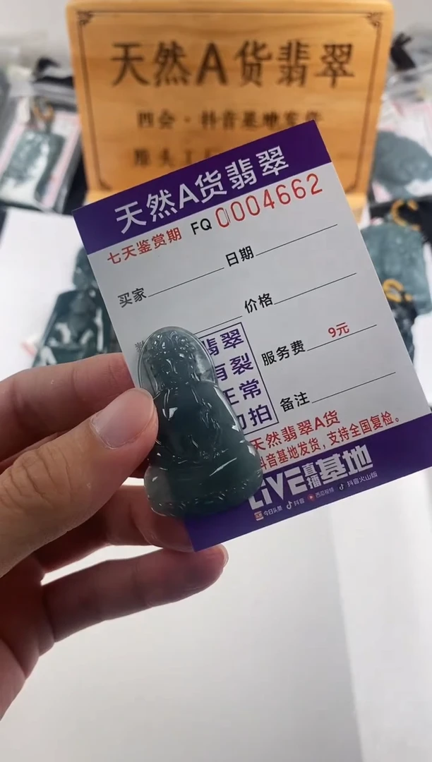 颈饰未镶嵌翡翠 多样性随机一件发货 素衣观音28