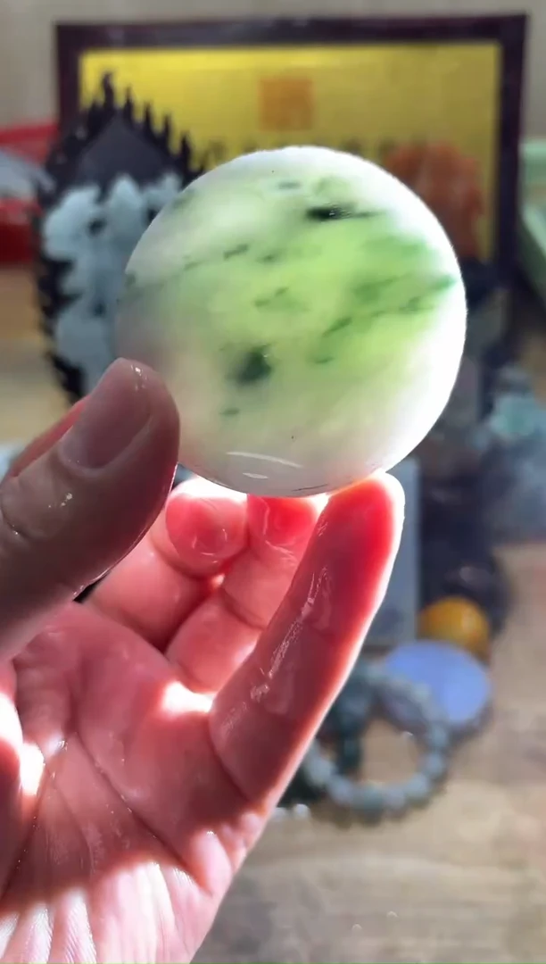 未镶嵌挂件翡翠A货常星6903