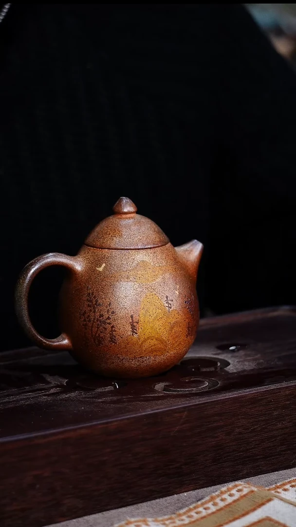 茶壶紫砂宜兴柴烧紫砂壶