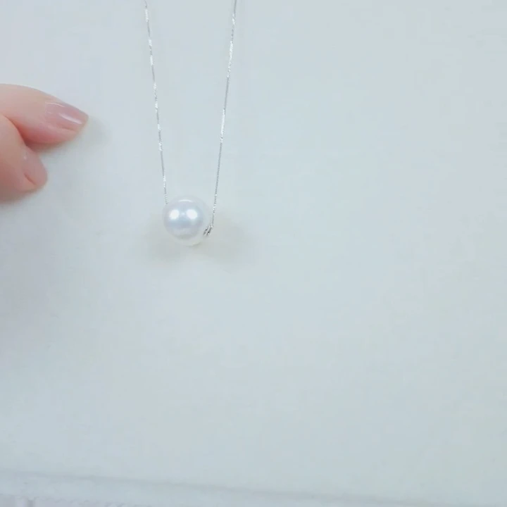 心曼尼H.MANI 101 18K海水澳白路路通吊坠14+