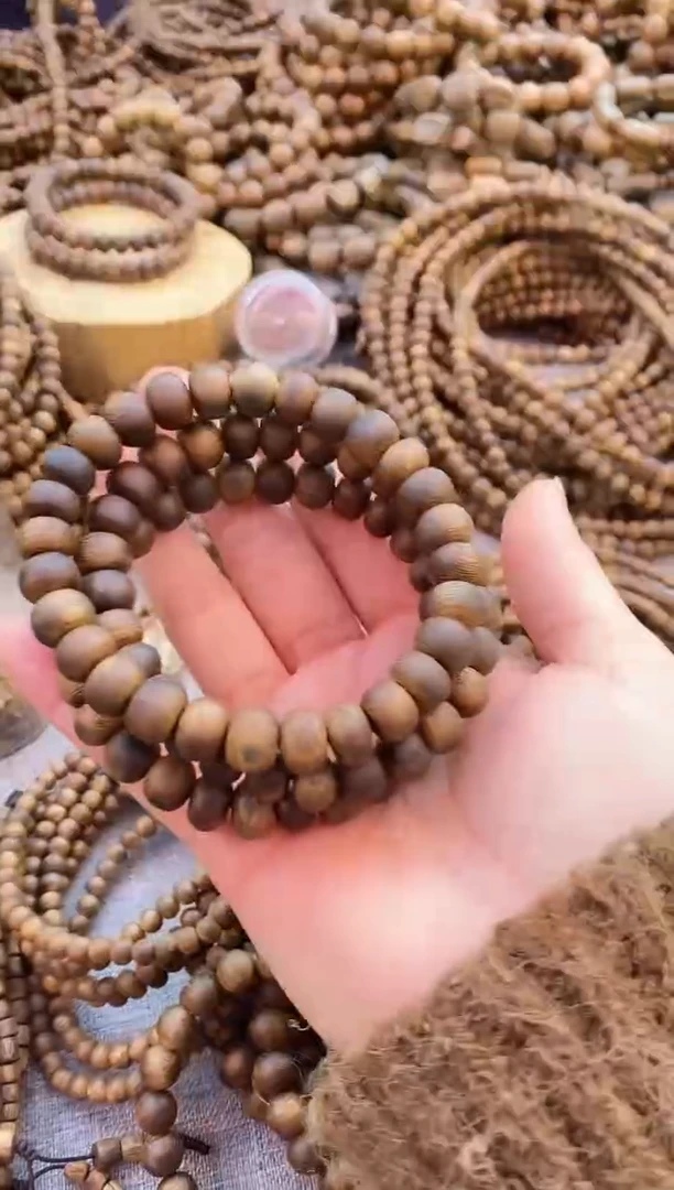 【闪购商品】沉香手串虫漏随型算盘珠棋楠手串6+多样性发一