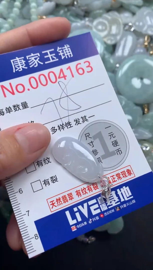 颈饰未镶嵌翡翠4163