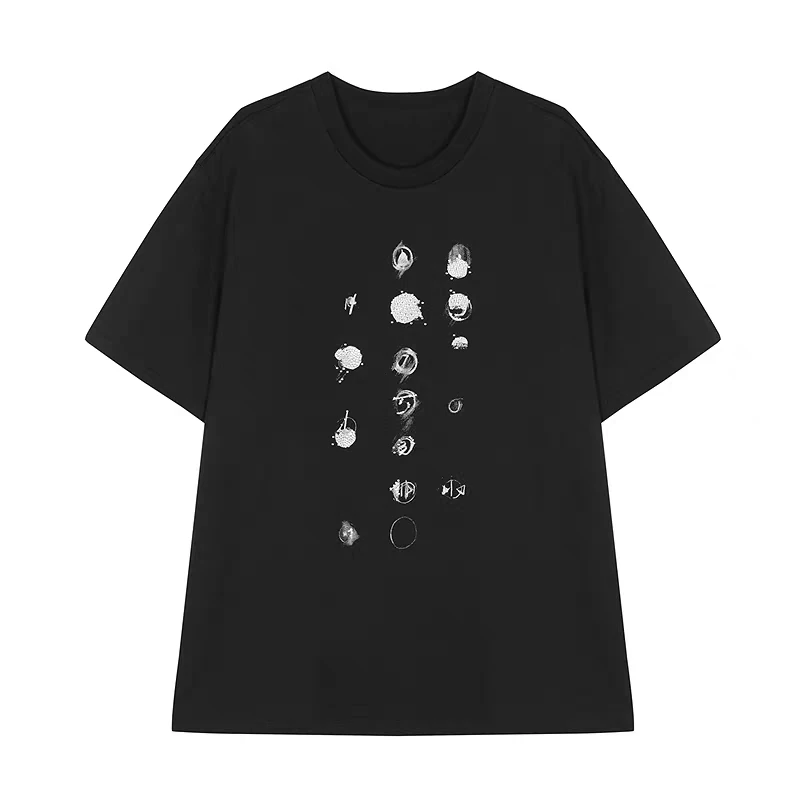 1777【商场同款】江南25夏新品T恤A型短袖宽松圆领