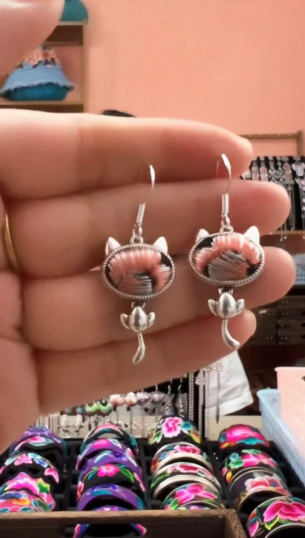 织绣艺枝独绣老绣饰品80