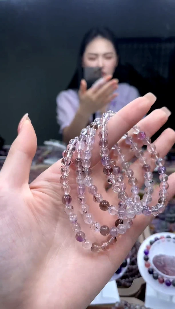未镶嵌手串水晶超七仙女超6mm 多样性发一
