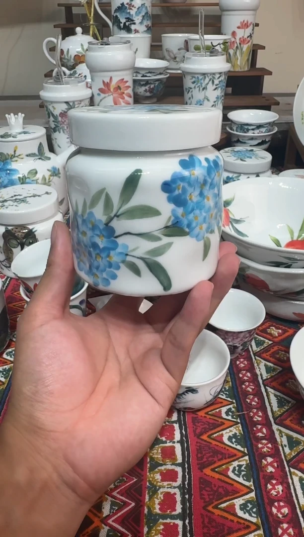 景德镇高温釉下手绘陶瓷