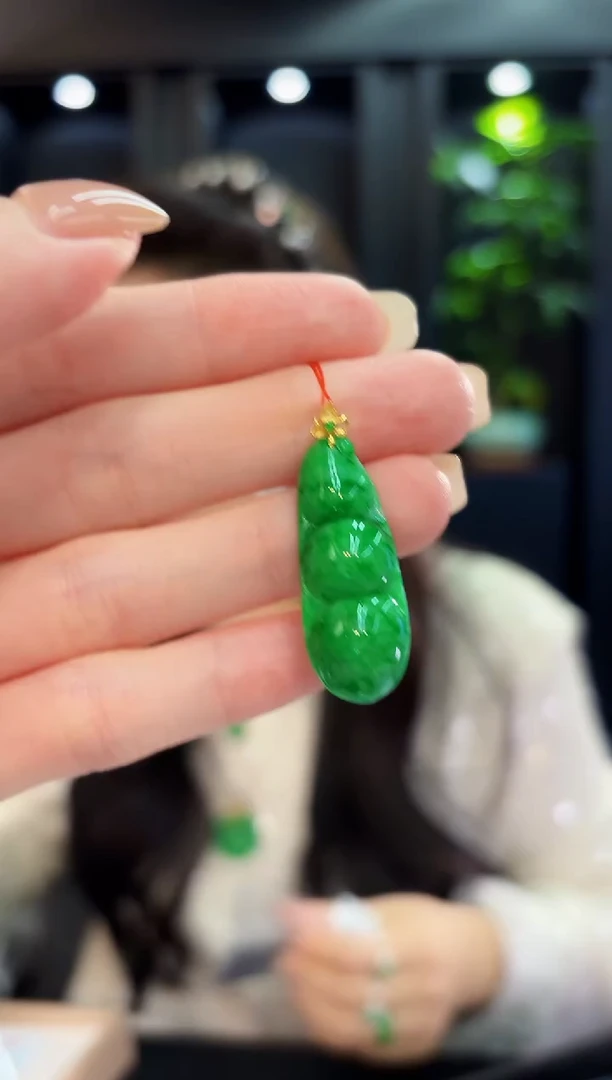 吊坠(不含链)18K金镶嵌翡翠 缅料A货/支持复检/一件
