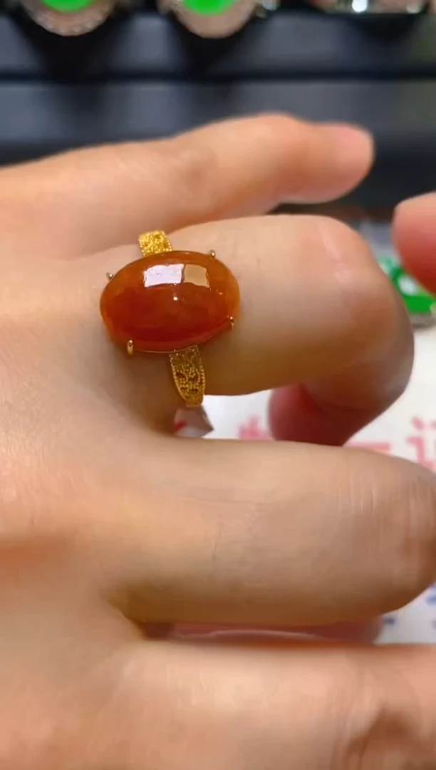 【闪购商品】翡翠耳饰银S925镶嵌天然A货翡翠1