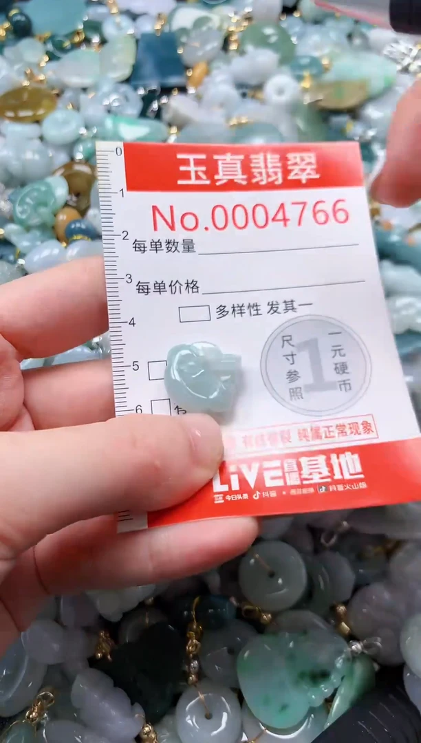 翡翠未镶嵌吊坠(不含链)4766