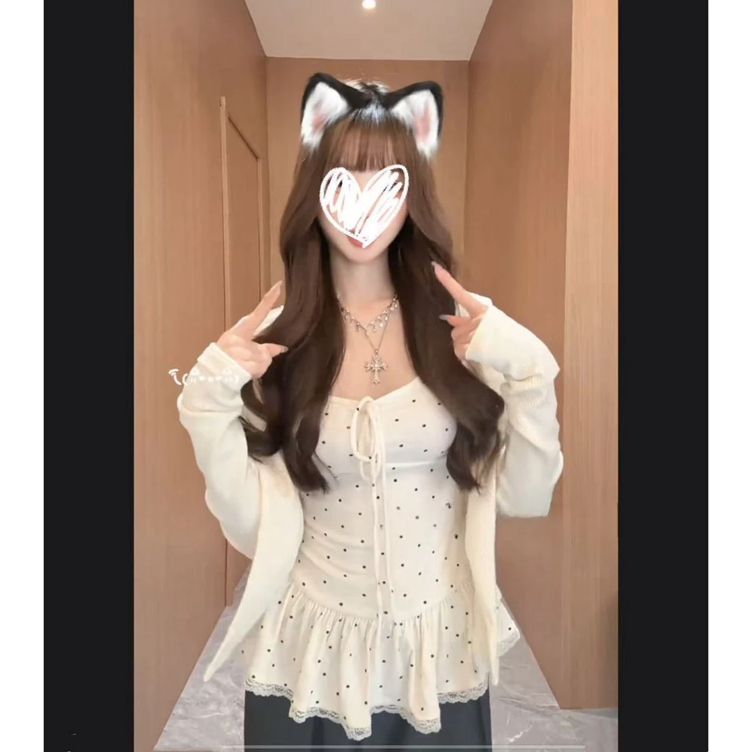纯欲风甜美INS风时尚套装时尚开衫小香风秋季套装