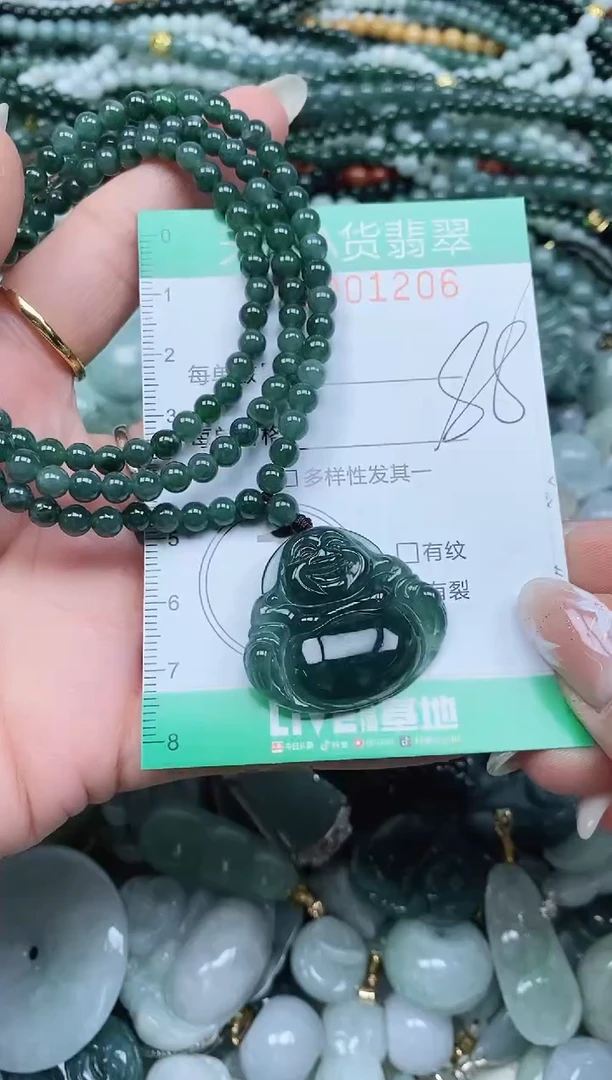 颈饰未镶嵌翡翠翡翠