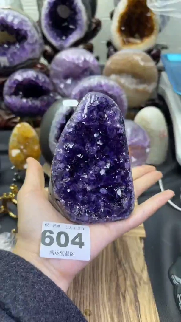 未镶嵌大型摆件（非配饰）紫晶604号摆件